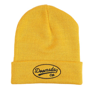 DoomsdayCo Beanie Mustard