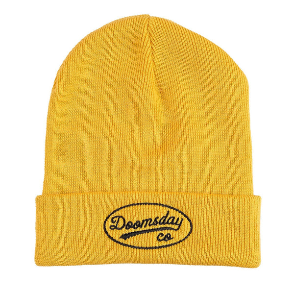 DoomsdayCo Beanie Mustard