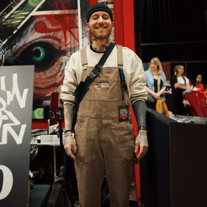 Death Before Dishonour Dungarees - Walnut