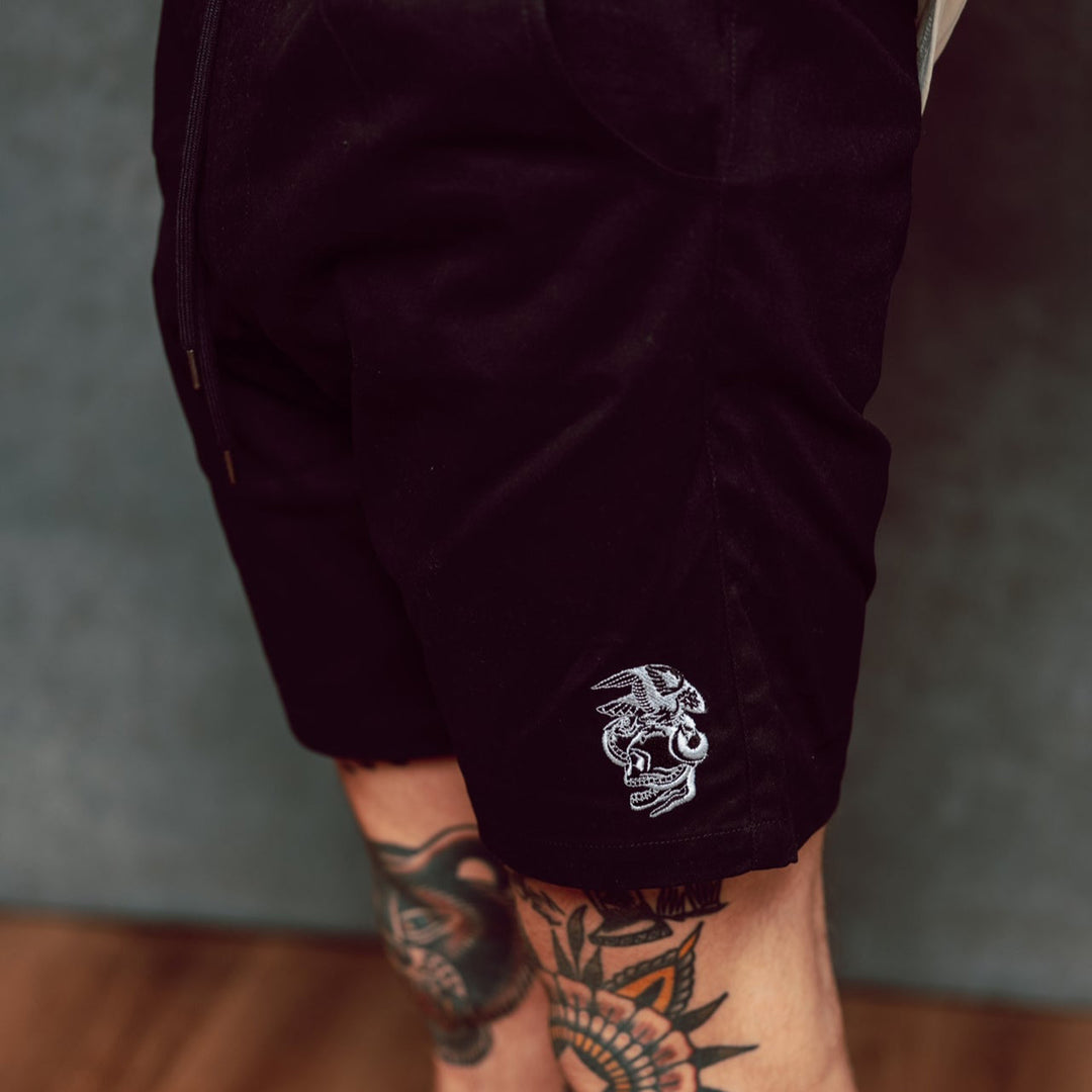 Black Eagle + Skull Shorts