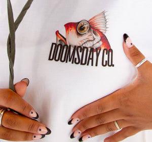 Pain1666 Fish Off White T-shirt