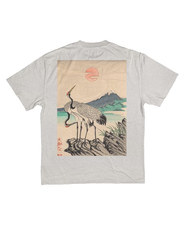Fuji Heavy Faded Bone T-Shirt