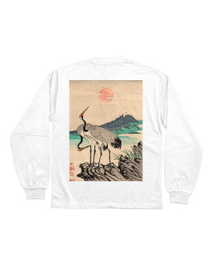 Baldo Mount Fuji White Heavy Long Sleeve