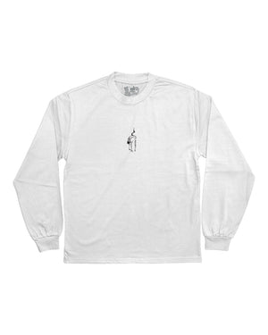 Baldo Mount Fuji White Heavy Long Sleeve