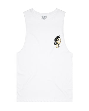 Alt Girl White Vest