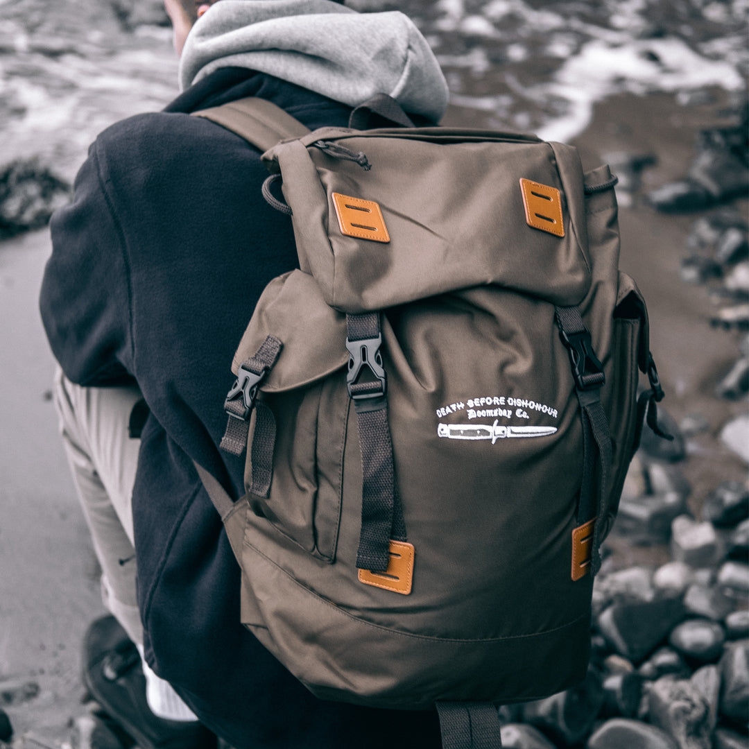 Green Death Before Dishonour Explorer Backpack