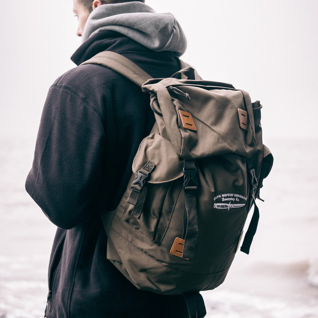 Green Death Before Dishonour Explorer Backpack