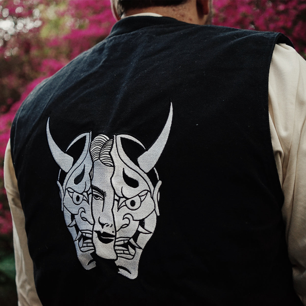 Canvas Heavy Hanya Vest Black