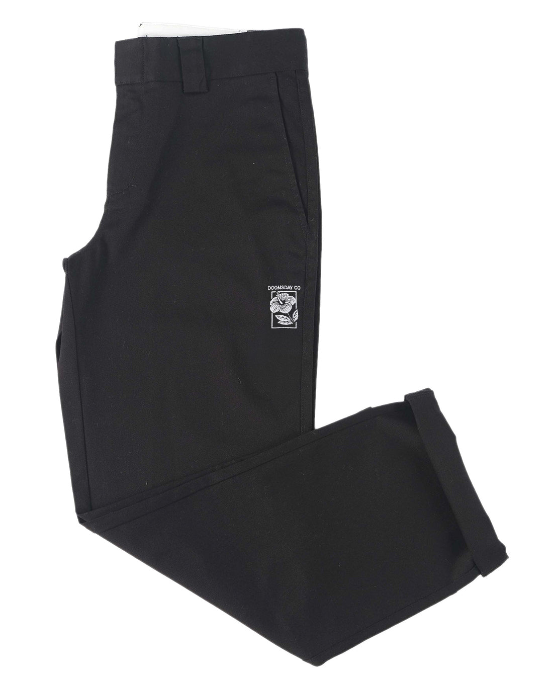 Hibiscus Black Work Trousers