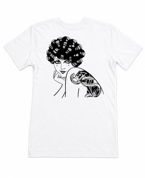 Jaguar Lady White T-Shirt
