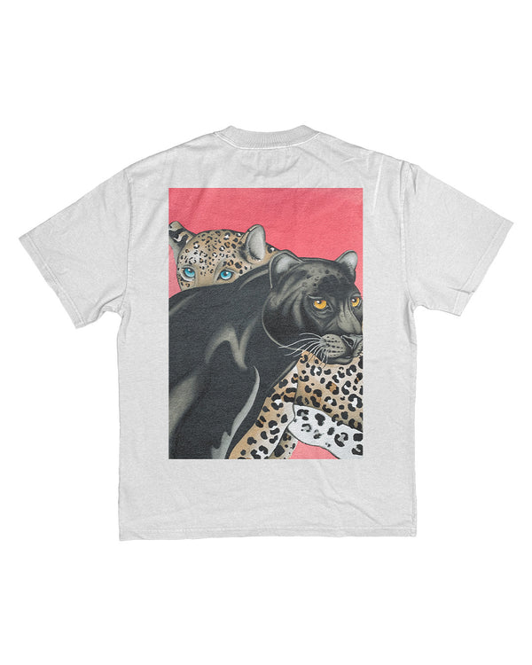 Jaguars Heavy Faded White T-Shirt