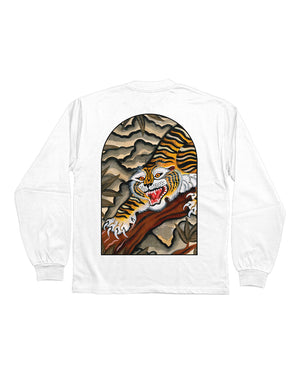 Daniel Lacalle Tiger White Heavy Long Sleeve