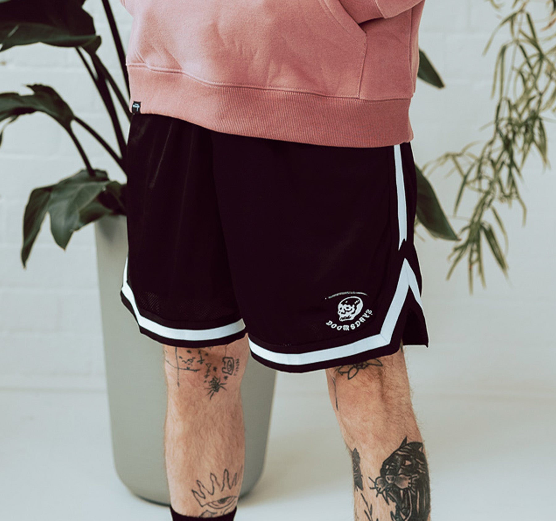 XG Mesh Shorts Mサイズ MUSINSA公式 | HDEX Binding Mash Track Shorts (Black)