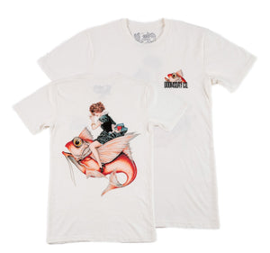 Pain1666 Fish Off White T-shirt