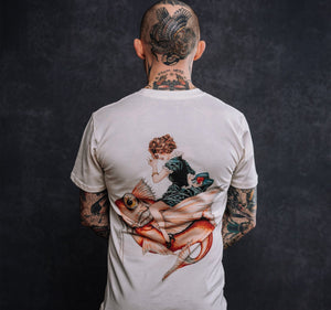 Pain1666 Fish Off White T-shirt