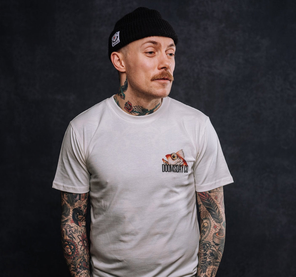 Pain1666 Fish Off White T-shirt