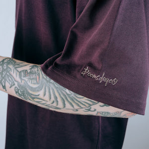 Life's a Drag Heavy T-shirt Plum