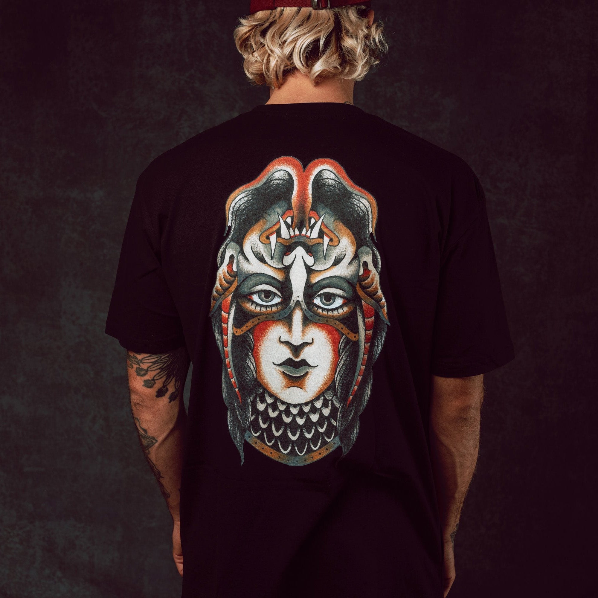 Semboy Devil Black T-shirt | Graphic Print | Tattoo Inspired