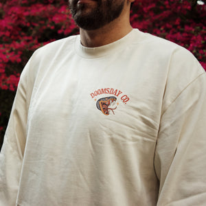 Natural Snake Skull Heavy Long Sleeve