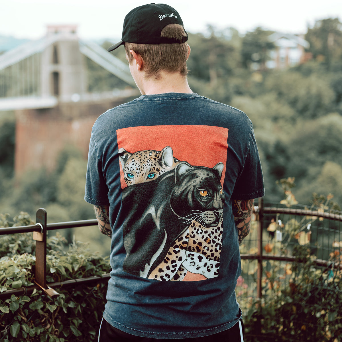 Jaguars Stonewash Blue T-Shirt