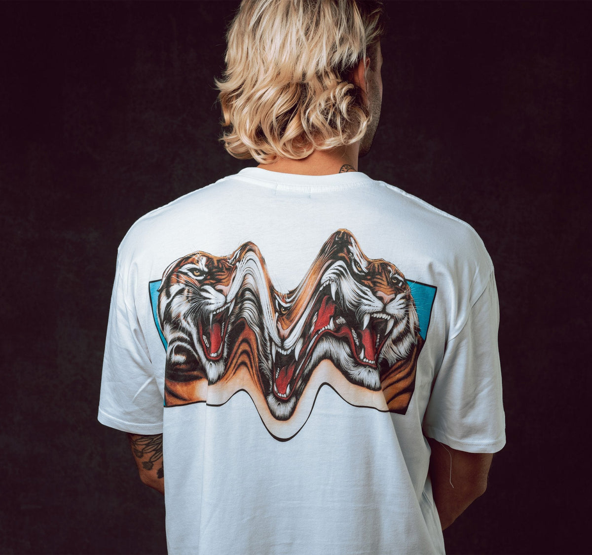 Trippy Tiger T-shirt - White