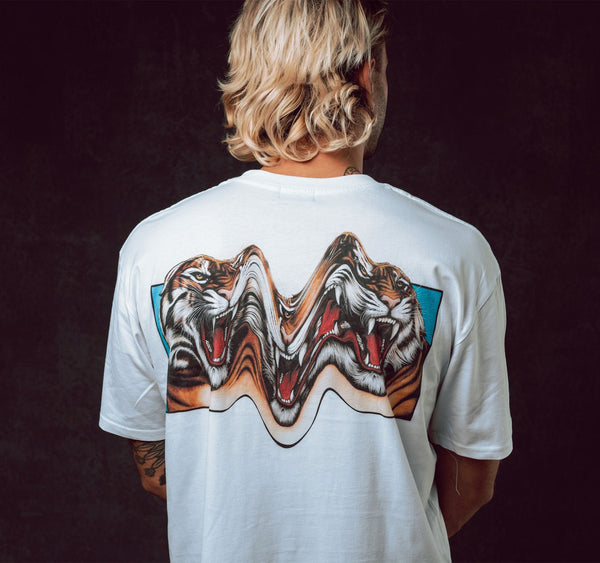 Trippy Tiger T-shirt - White