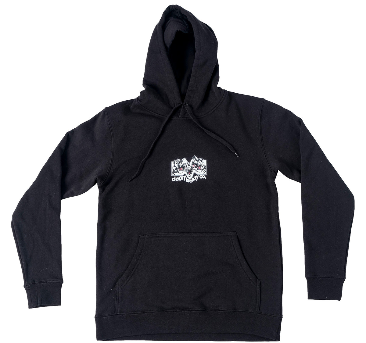 Trippy Tiger Hoodie - BLACK