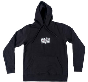 Trippy Tiger Hoodie - BLACK