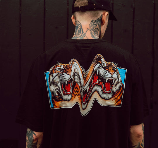 Trippy Tiger T-shirt - Black