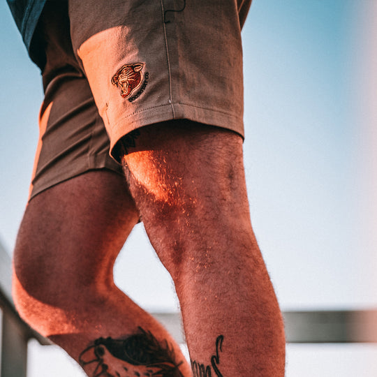 Panther Tan Walk Shorts