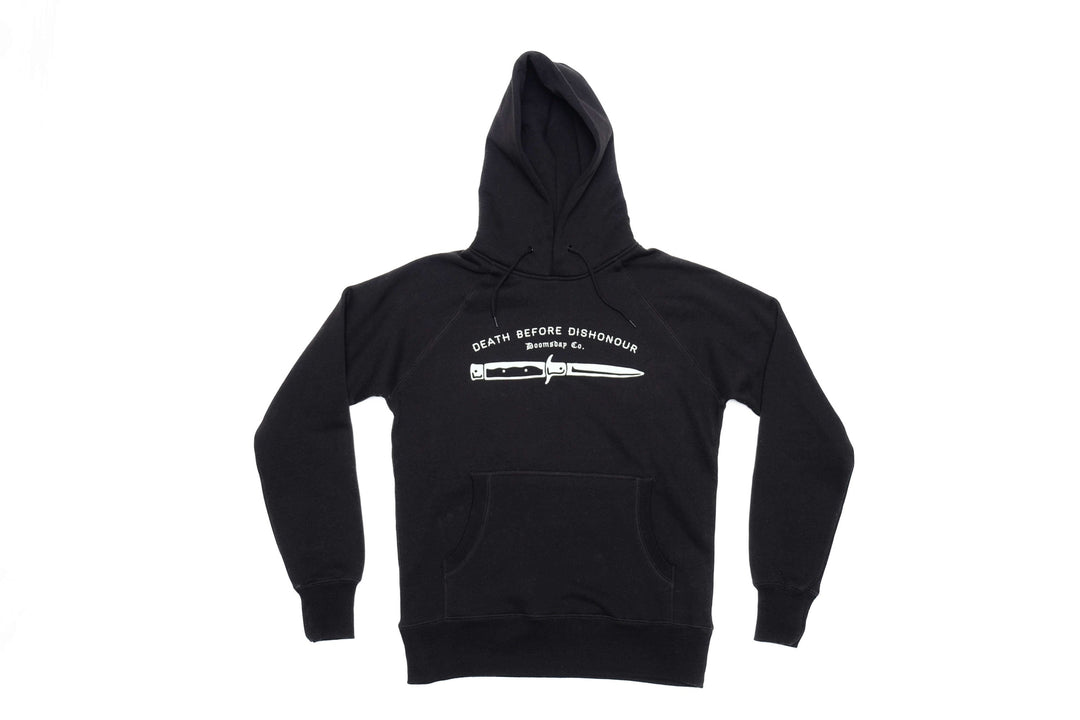 Death before dishonour black hoodie - doomsdayco black hoodie