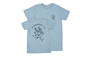 David devil grey t-shirt - doomsdayco grey t-shirt
