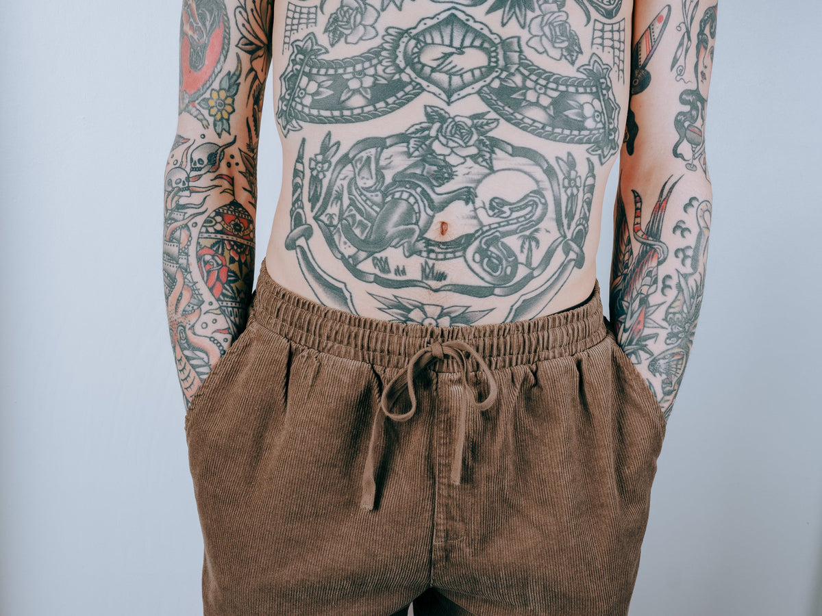Doomsday Corduroy Shorts - Brown