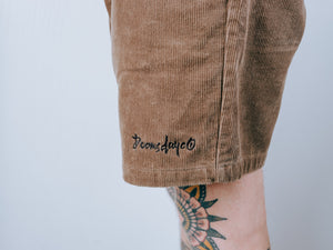 Doomsday Corduroy Shorts - Brown