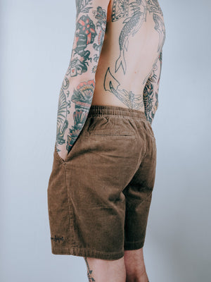 Doomsday Corduroy Shorts - Brown