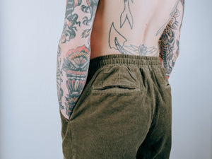 Doomsday Corduroy Shorts - Army Green
