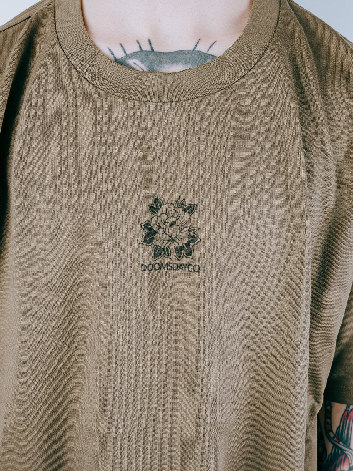 Snake Heavy T-shirt - Brown