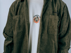 Essential Corduroy Shirt - Army Green