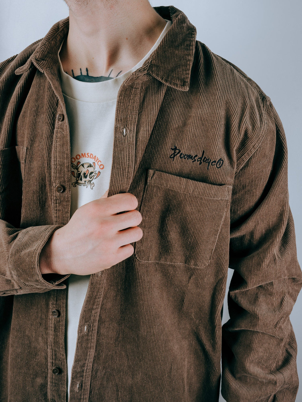 Essential Corduroy Shirt - Brown