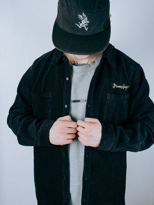 Essential Corduroy Shirt - Black