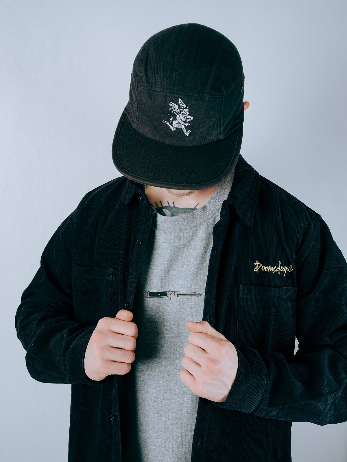 Essential Corduroy Shirt - Black