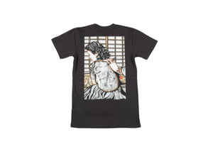 Veronica Donna Di Spalle Coal T-shirt