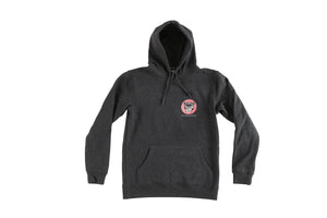 Jaguar design printed onto a Charcoal Hoodie - doomsdayco Jaguar Charcoal Hoodie front