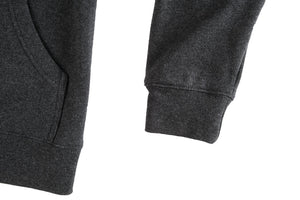 Jaguar design printed onto a Charcoal Hoodie - doomsdayco Jaguar Charcoal Hoodie sleeve