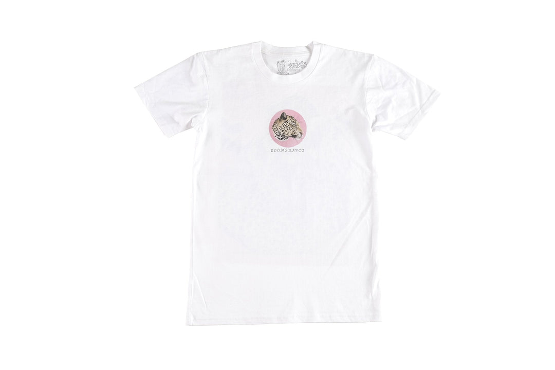 Jaguar Play design printed onto a white T-Shirt - doomsdayco Jaguar Play T-Shirt front