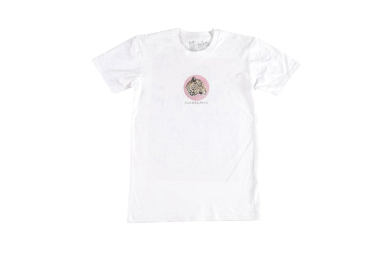 Jaguar Play design printed onto a white T-Shirt - doomsdayco Jaguar Play T-Shirt front