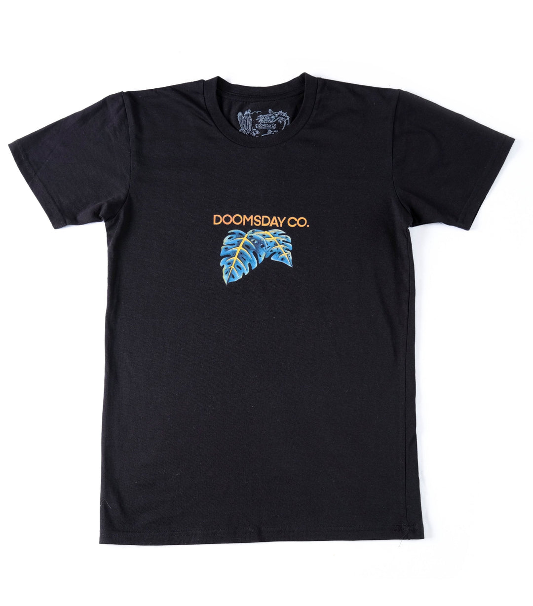 Jungle design printed onto T-Shirt Black - doomsdayco Jungle T-Shirt Black front