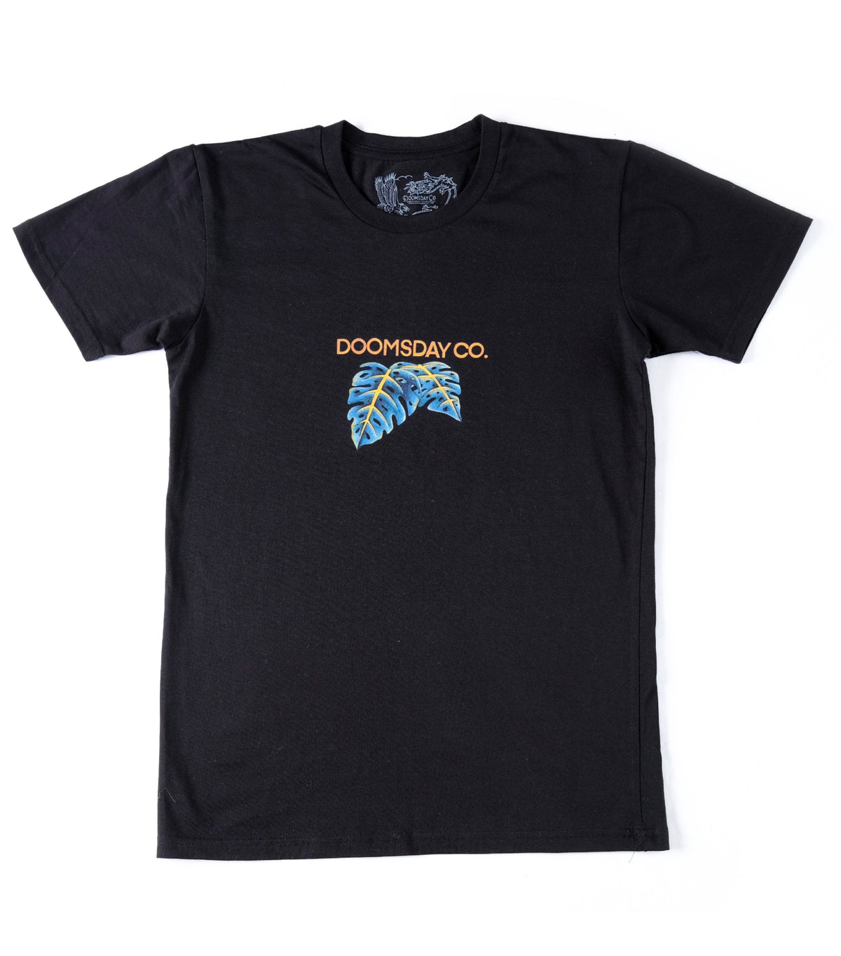 Jungle design printed onto T-Shirt Black - doomsdayco Jungle T-Shirt Black front