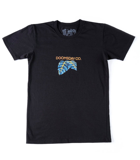 Jungle design printed onto T-Shirt Black - doomsdayco Jungle T-Shirt Black front