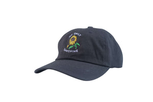 My Only Sunshine dsign embroidered onto a Black Dad Cap - doomsdayco My Only Sunshine Black Dad Cap